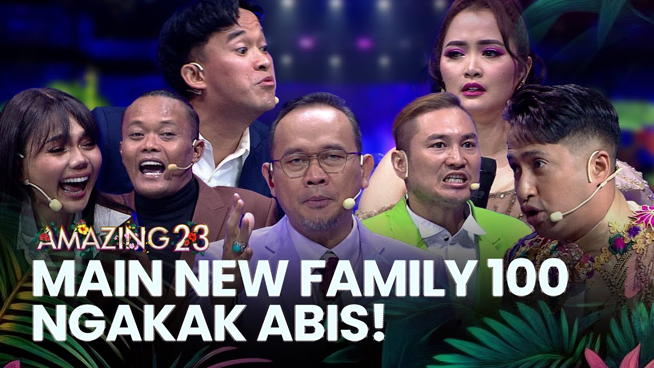 NGAKAK! Main New Family 100 Dipandu Oleh Cak Lontong! | AMAZING 23 FLOWER ISLAND 2025