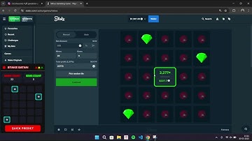 Using #stake mines FREE predictor bot to make $1000 bets ! 24 Mines Predict Showcase