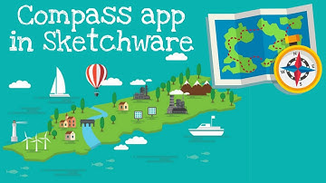 Magnetic compass app in Sketchware
