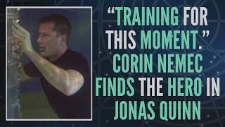 Celebrity "Training for This Moment." Corin Nemec Finds the Hero In Jonas Quinn (Clip) Profile