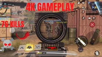 (4K PLAY) 76 KILLS NEW WORLD RECORD - COD MOBILE  (10vs10 Shipment) FIGHT