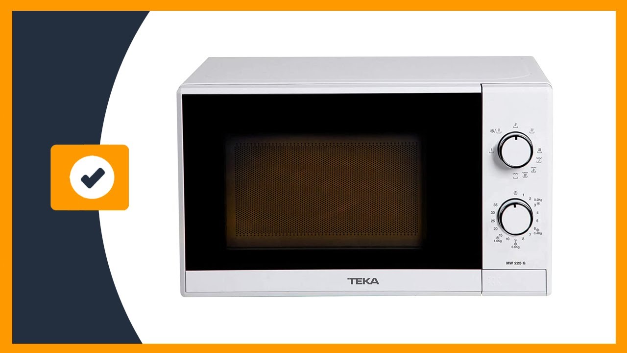 Microondas Teka MGE208WS - 700W + Grill, 20 Litros, Temporizador