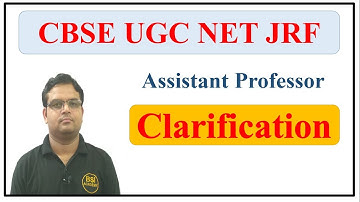 CBSE UGC NET JRF November 2017 - Clarification