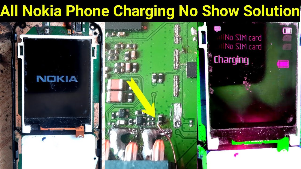 nokia phone charging not show solution Nokia charging not storage
