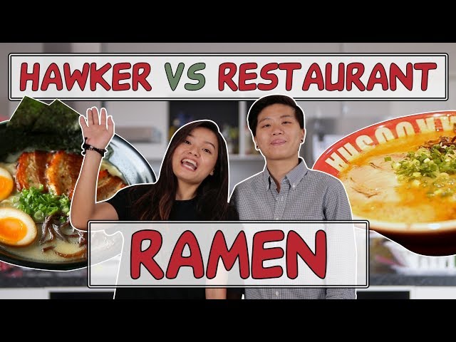 HAWKER VS RESTAURANT | Tonkotsu Ramen and Spicy Ramen | EP 4