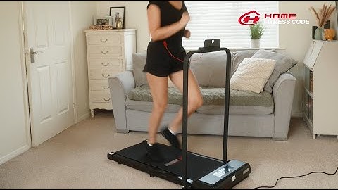 HomeFitnessCode -  2 in 1 Folding Treadmill 1-10km/h, Under Desk Treadmill