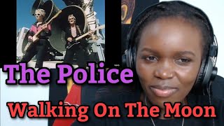 African Girl First Time Reaction To The Police - Walking On The Moon