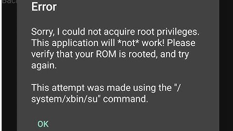 [FIX] Titanium Backup error "sorry, i could not acquire root privileges"