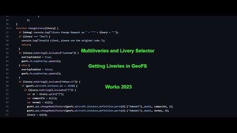 500+ GeoFS Liveries! How to get liveries in GeoFS *2025*