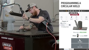 Cooper App – Programming a Circular Weld