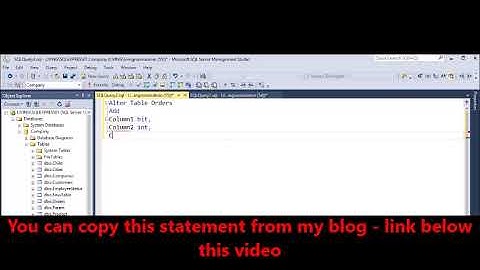 MSSQL -  Add multiple columns to table in one sql statement