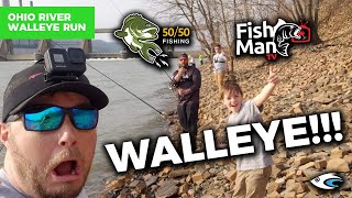 Fishing the Ohio River Walleye Run | Ohio Walleye Fishing
