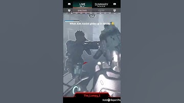 When #aimassist gives up in smoke 😂 /u middle-ad-8735 #apexlegends #apexlegendsclips #fyp #aim