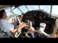 HA-MBB Antonov An-2R spraying the sunflower field - cockpit view