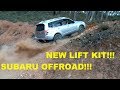 Taking my lifted SH Subaru Forester off road (BFG ko2) Ft SJ forester with X-mode