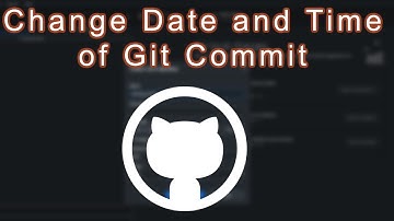 Hoe de datum van een GitHub-commit te wijzigen
