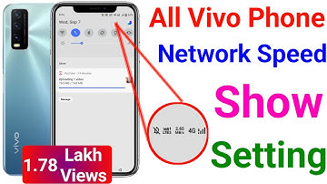 Part-3 Vivo Y20G Network Speed show setting Kaise karein l All Vivo Network Speed Setting kaise kare