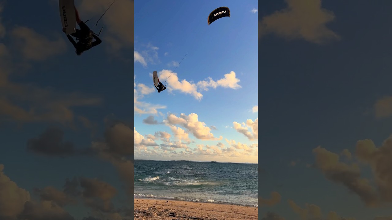 Nothing beats flying above the clouds | #Kiteboarding #flying