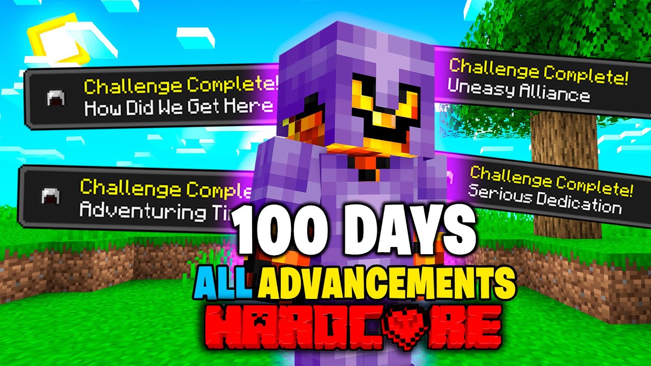 I ATTEMPTED to Speedrun 1.19 Achievements in HARDCORE Minecraft!