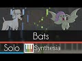 Bats! (Stop the Bats) - |SOLO PIANO COVER w/LYRICS| -- Synthesia HD