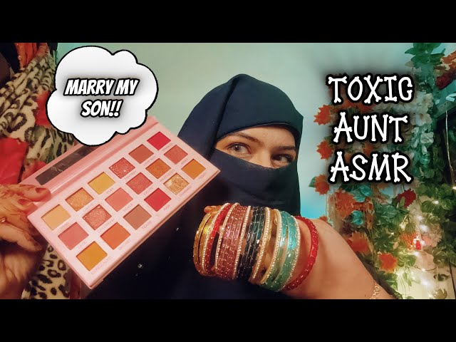 🇮🇳💄Toxic aunt doing your makeup ASMR  w/subtitles