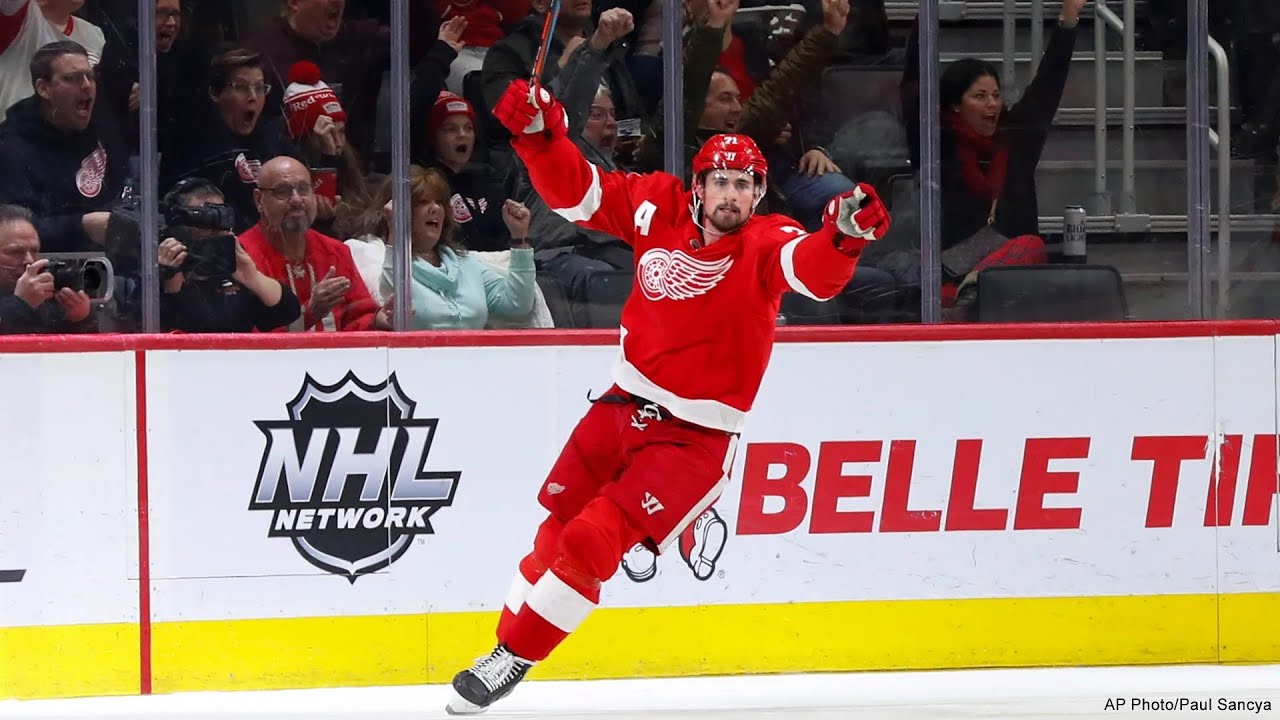 Dylan Larkin's goal in NHL debut for Red Wings is 'moment I'll remember for  the rest of my life' 