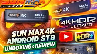 Sun max Android 4k STB Unboxing & Review |First Dolby Vision box | சன் டைரக்ட் ஆண்ட்ராய்டு பாக்ஸ்