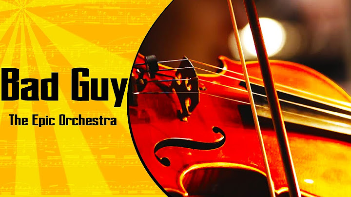 Bad Guy Orchestral version - Orchestral performance video thumbnail