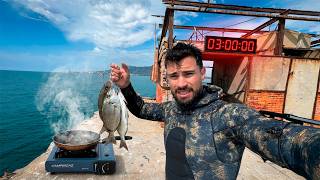 3 horas para Pescar mi Comida en unas plataformas abandonadas