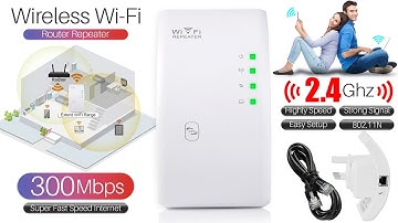 Wireless-n WiFi Repeater / WiFi Extender - WiFi Repeater router, Extend your WiFi range with Setup