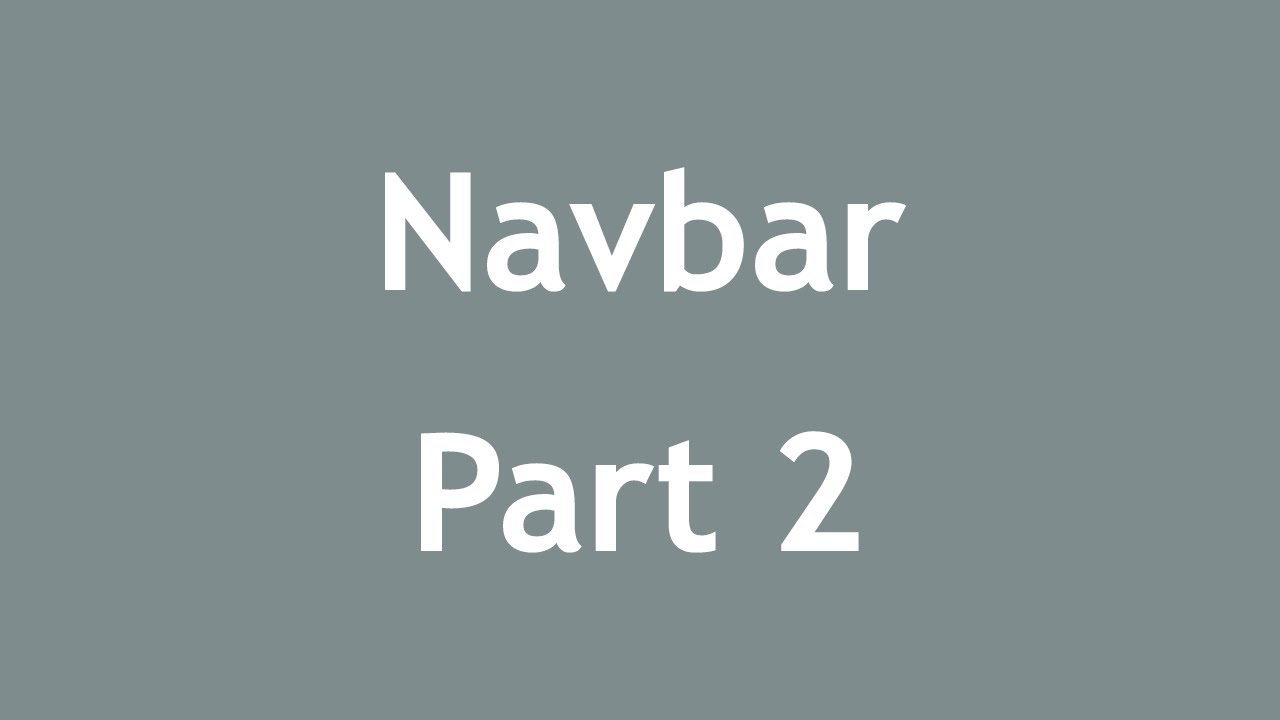 [ Twitter Bootstrap 3 In Arabic ] #12 - Navbar Part 2