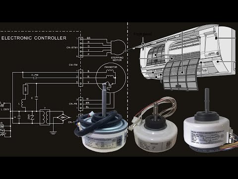 แอร์บ้าน #11 มอเตอร์ในคอยล์เย็น...แอร์บ้านแบบติดผนัง “ มอเตอร์แบบ AC และการต่อสายใช้งาน “