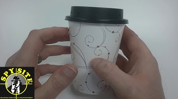 CAM101325 Coffee Cup Spy Camera Video Sample & Tutorial