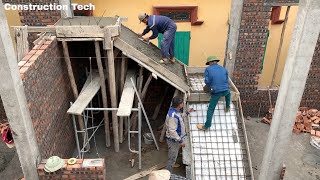 : Traditional Techniques to Build Reinforced Concrete Formwork for Indoor Stairs Quickly and Firmly