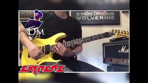 Get The Funk Out - Extreme Guitar Solo Part Interpretation /Just Repost / Short Video