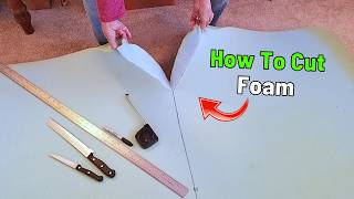 How To Easily Cut Memory Foam Mattresses, Toppers & Upholstery Foam. NO SPECIAL TOOLS! screenshot 5