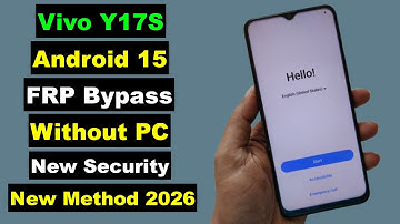 Vivo Y17S FRP Bypass 2026 New Security | Vivo Y17S FRP Bypass Android 15 Without PC | New Method