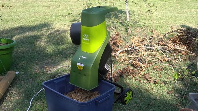 Sun Joe 1.5 in. 14 Amp Electric Wood Chipper/Shredder CJ601E - The