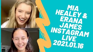 Mia Healey and Erana James | The Wilds | Instagram Live - Jan 16, 2021