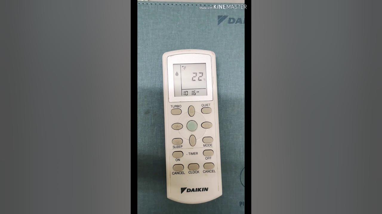 FUNGSI MODE DRY REMOTE CONTROL AIRCOND JENAMA DAIKIN YouTube