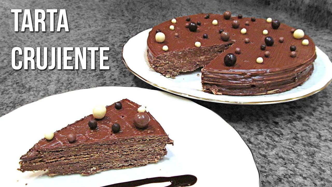 Tarta huesitos - Tarta crujiente de nutella y pan de angel