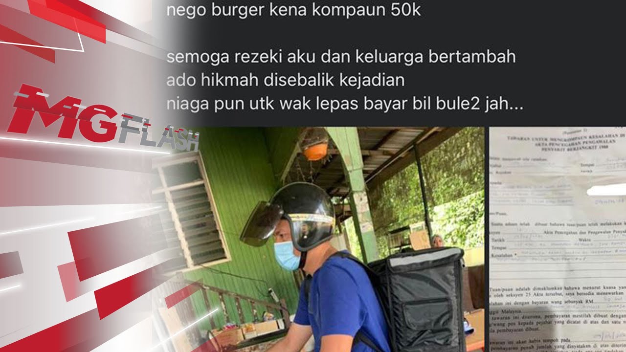 Peniaga burger dikompaun