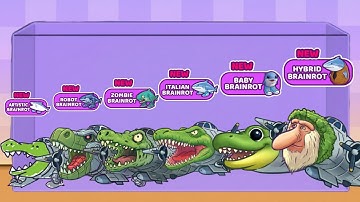 Merge Anomaly: Boss + Boss⁉️Italian Brainrot Baby, Robot, Zombie and hybrid challenge gameplay