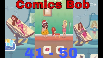 Comics Bob Gameplay | Funny Caveman Adventure Game all Levels 41 - 50,  Android Gameplay Walkthrough