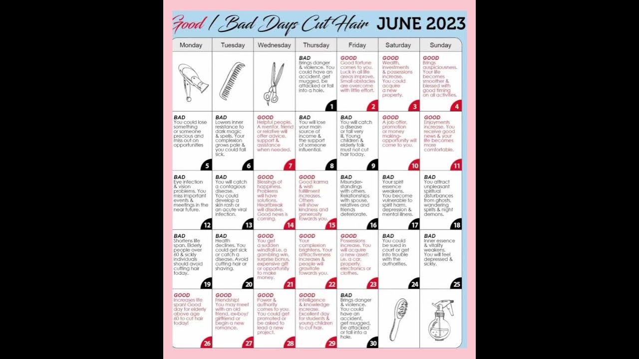 GOOD/BAD DAYS CUT HAIR JUNE2023😊 YouTube