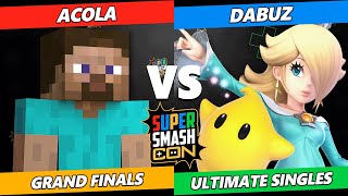 SSC 2023 GRAND FINALS - acola (Steve) Vs. Dabuz (Rosalina) Smash Ultimate - SSBU