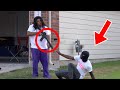 Reaching In My Bag Prank In Front Of GANGSTERS IN THE HOOD *GONE EXTREMELY WRONG*