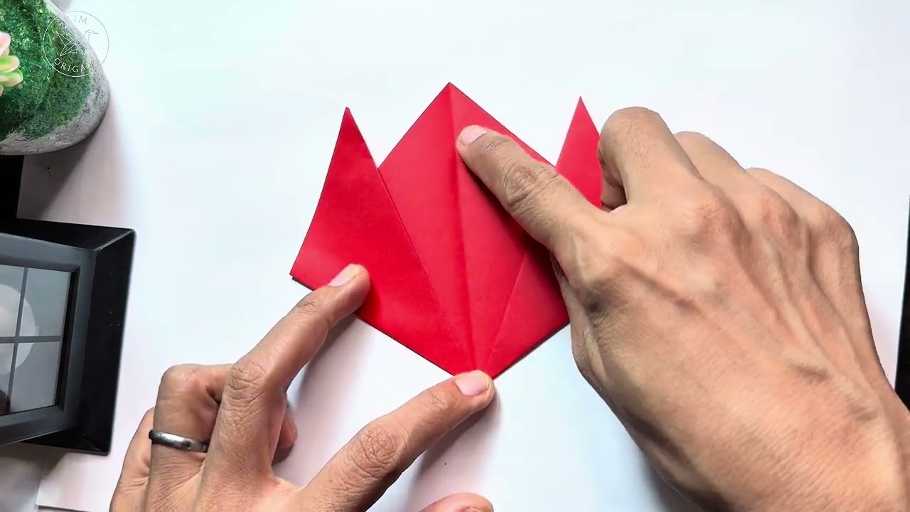 Easy Origami Cat Face