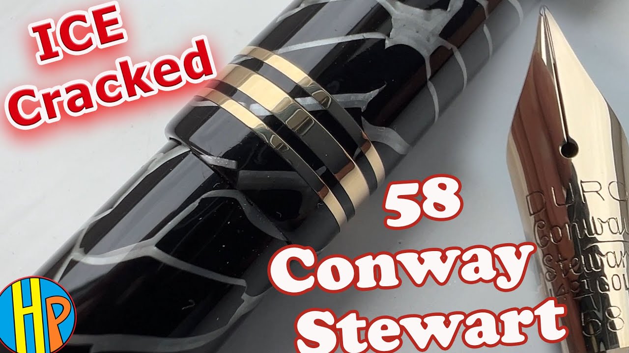 Conway Stewart 58: The magic of restoration Cracked Ice model