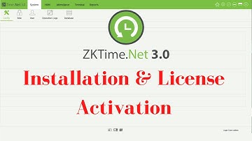ZK Time.Net 3.0 Software Installation & License Activation